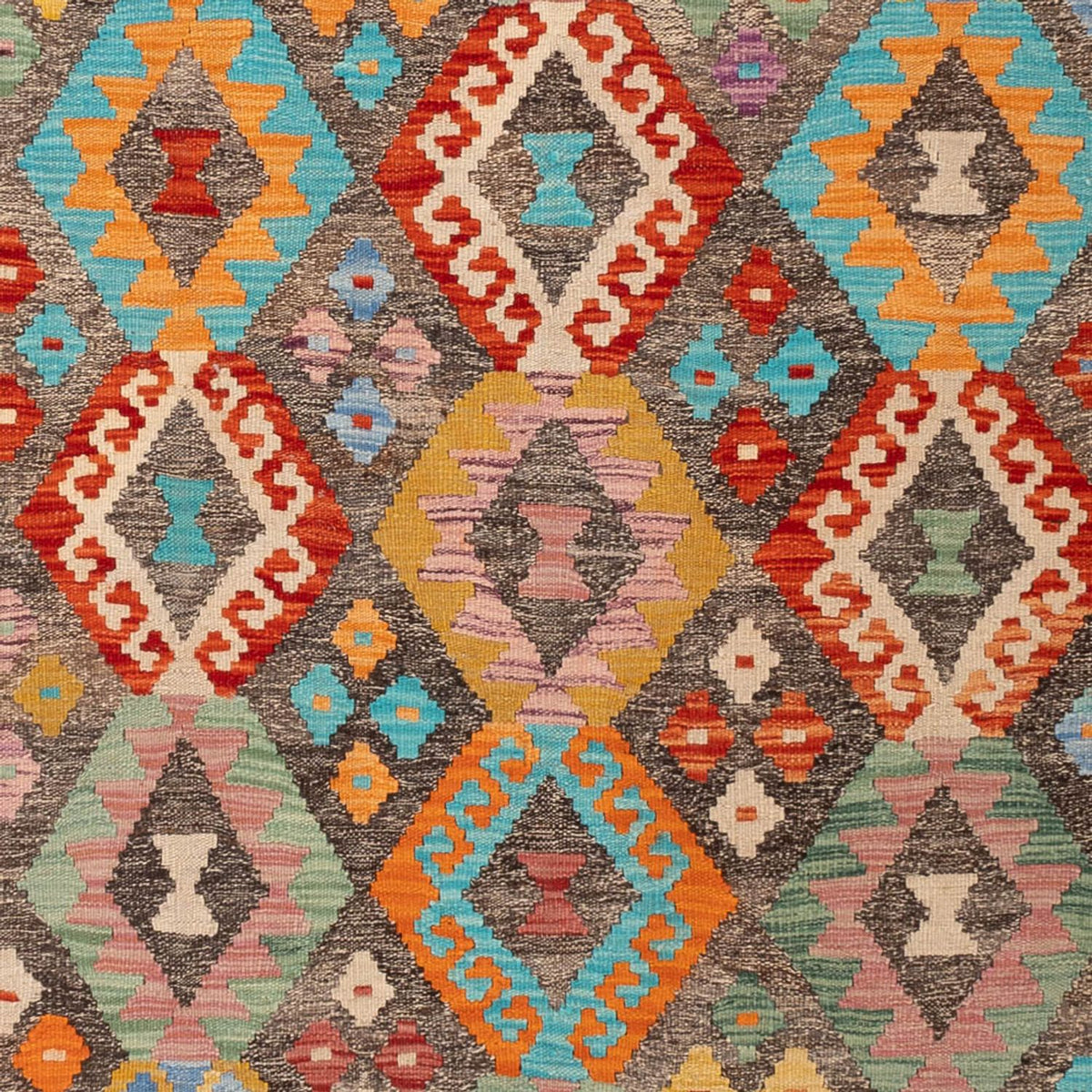 Kelim Teppich - Splash - 314 x 201 cm - mehrfarbig