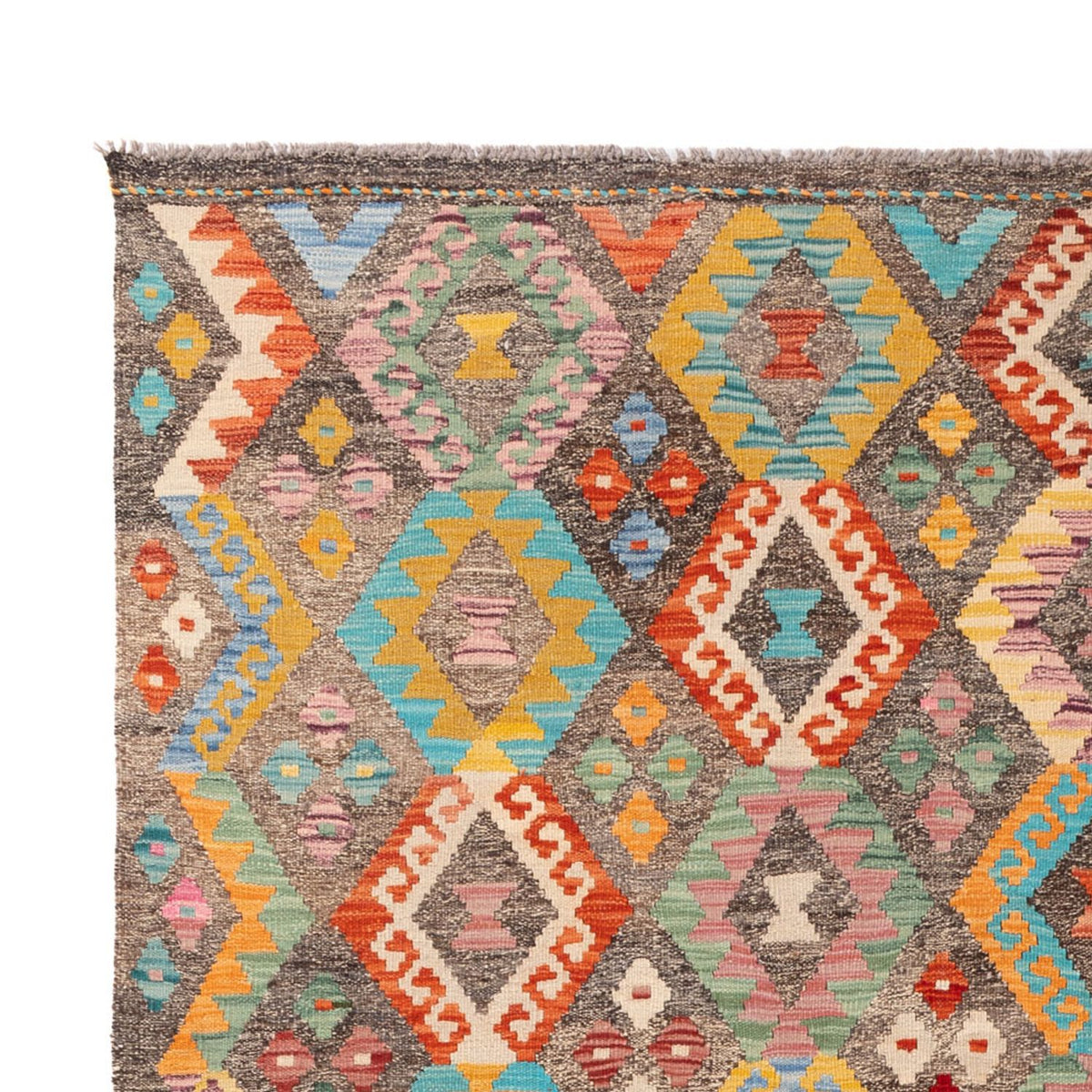 Kelim Teppich - Splash - 314 x 201 cm - mehrfarbig