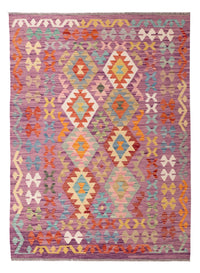 Tapis Kelim - Splash - 173 x 124 cm - multicolore