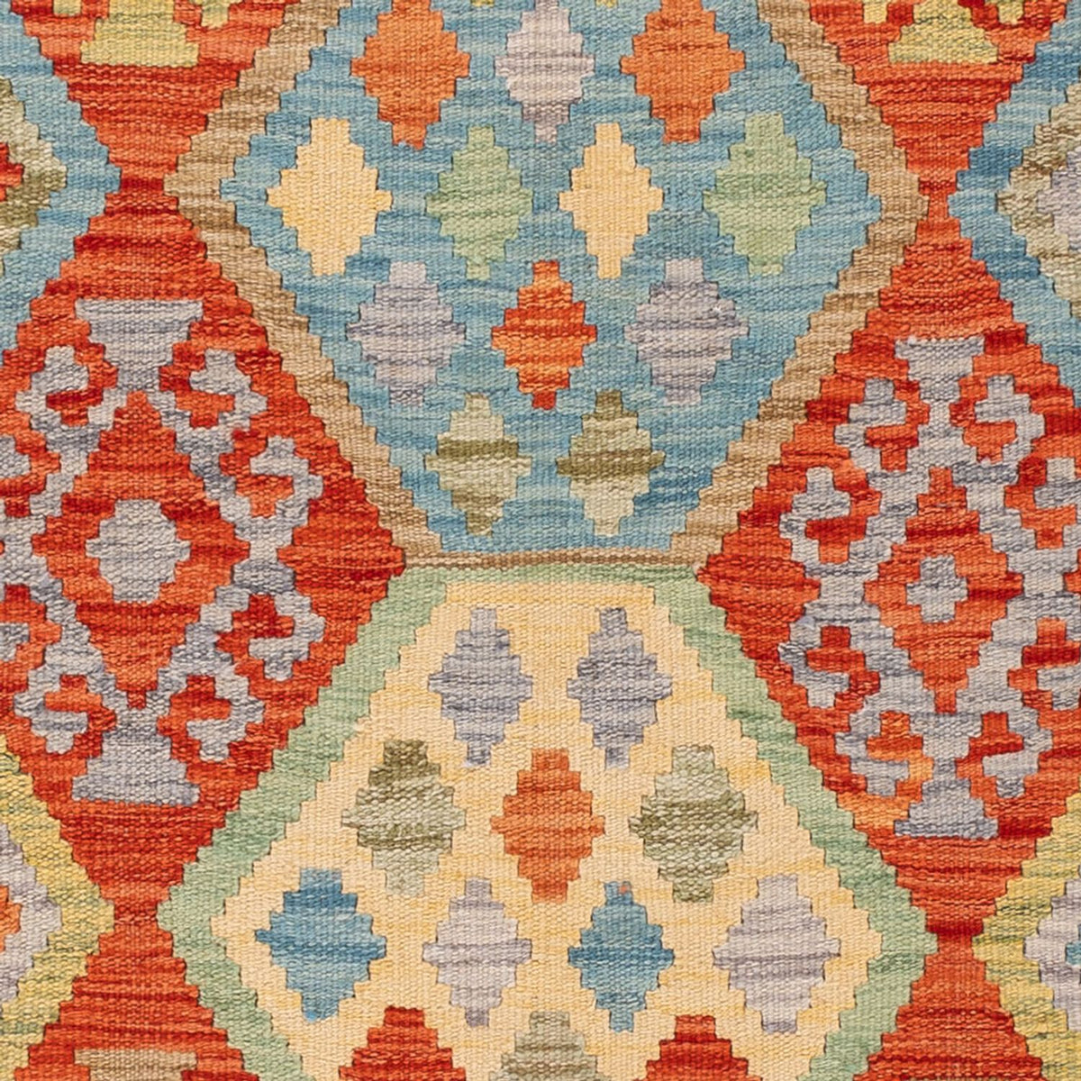 Kelim Teppich - Splash - 186 x 122 cm - mehrfarbig