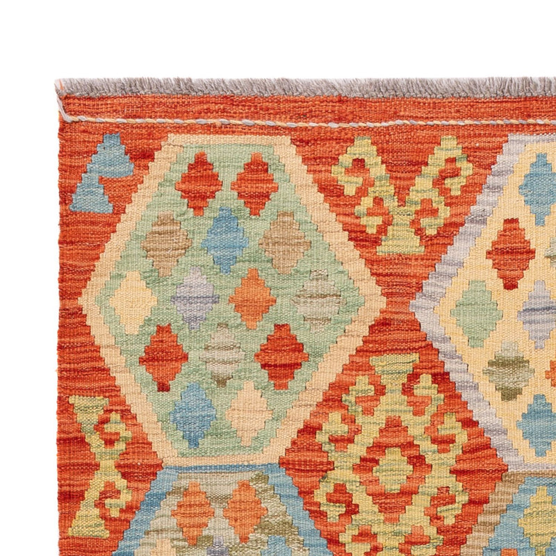 Kelim Teppich - Splash - 186 x 122 cm - mehrfarbig