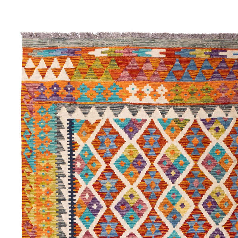 Kelim Teppich - Splash - 307 x 205 cm - mehrfarbig