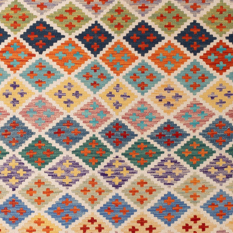 Kelim Teppich - Splash - 304 x 209 cm - mehrfarbig