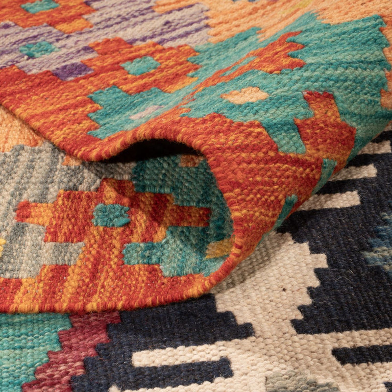 Kelim Teppich - Splash - 308 x 205 cm - mehrfarbig