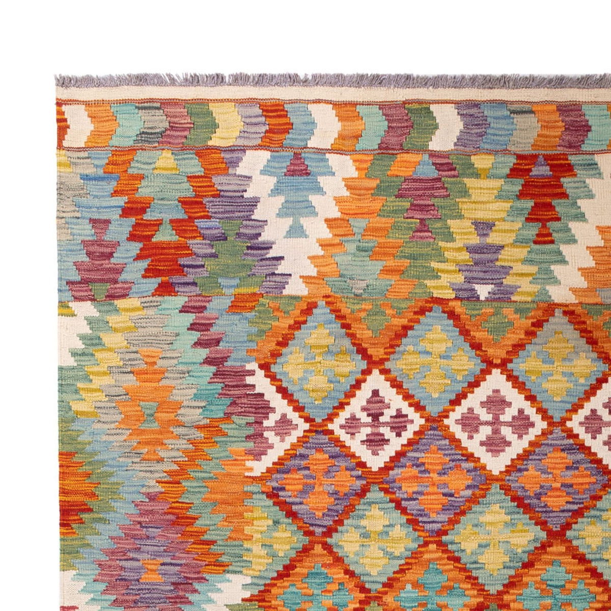 Kelim Teppich - Splash - 296 x 209 cm - mehrfarbig