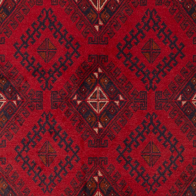 Afghan Teppich - Kunduz - 201 x 126 cm - rot