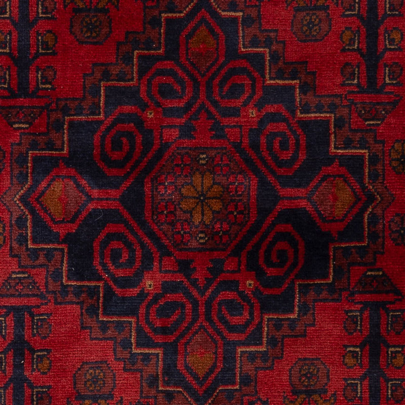 Afghan Teppich - Kunduz - 197 x 128 cm - rot