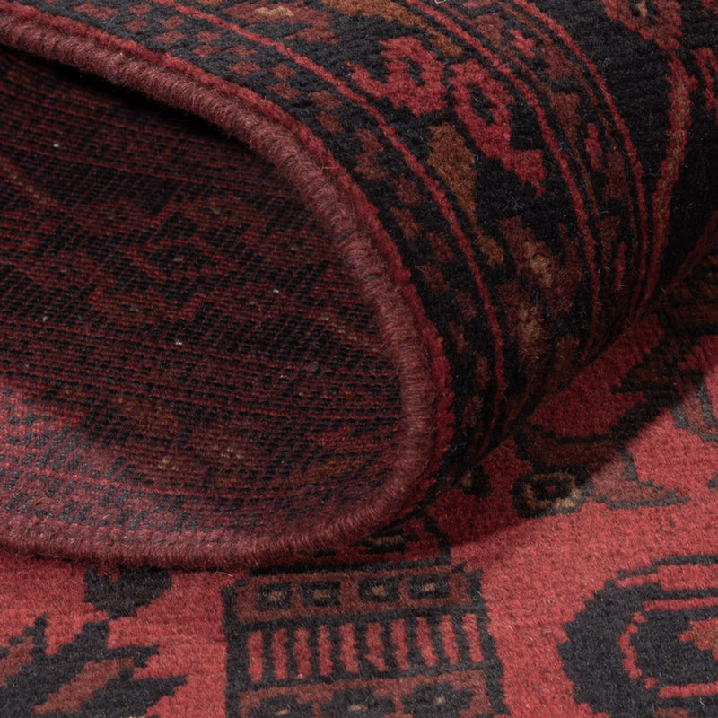 Afghan Teppich - Kunduz - 197 x 128 cm - rot