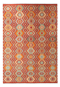 Tapis Kelim - Splash - 303 x 206 cm - multicolore