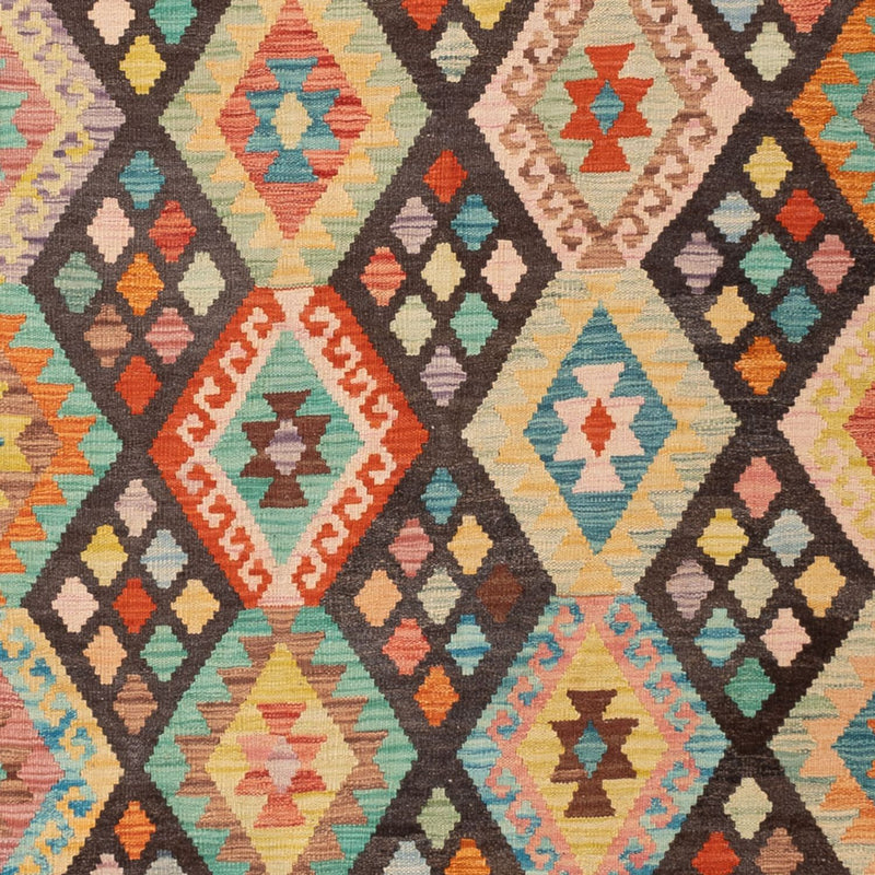 Kelim Teppich - Splash - 306 x 201 cm - mehrfarbig