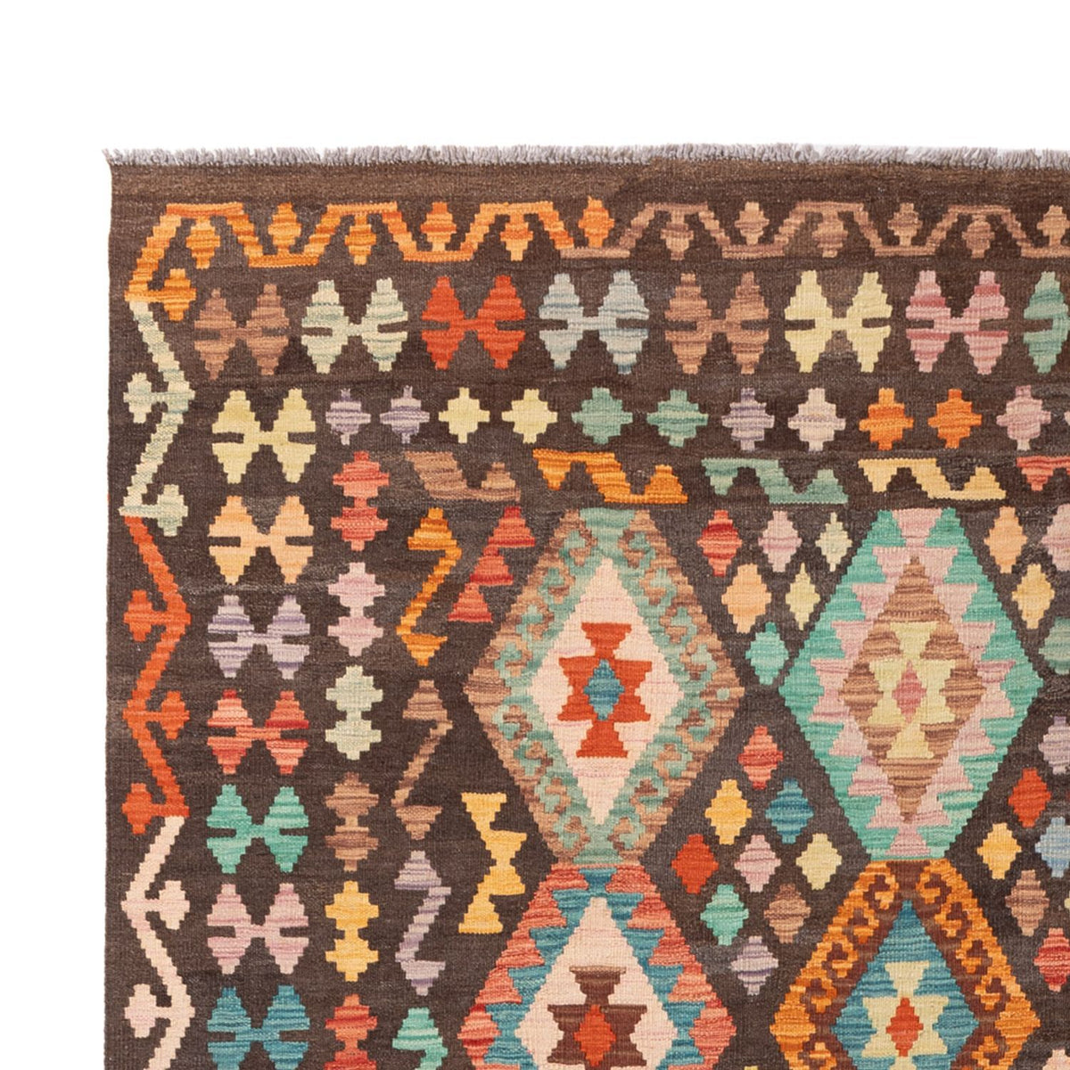 Kelim Teppich - Splash - 306 x 201 cm - mehrfarbig