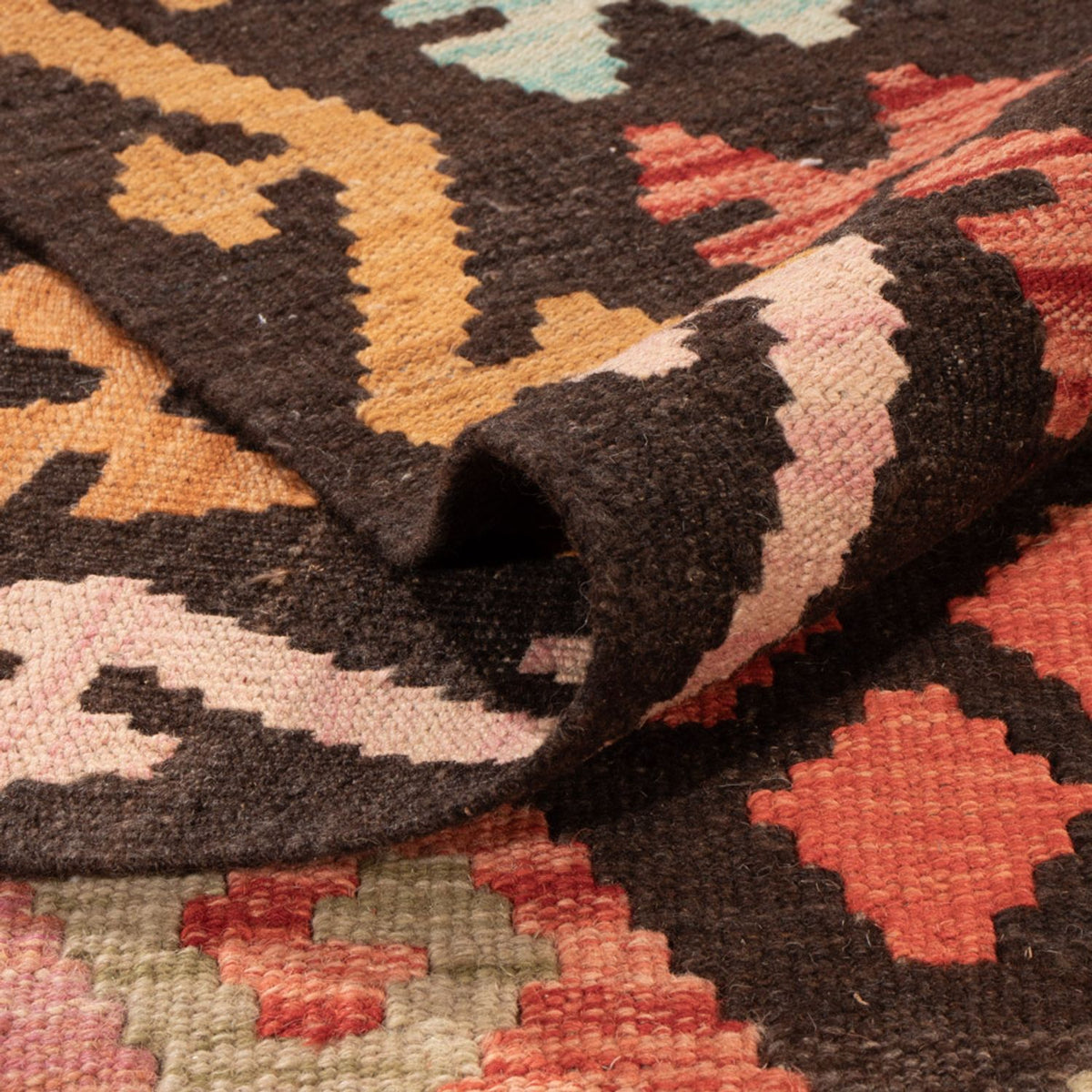 Kelim Teppich - Splash - 306 x 209 cm - mehrfarbig