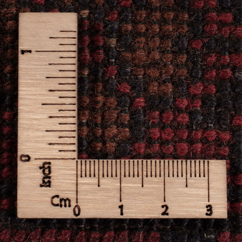 Afghan Teppich - Kunduz - 201 x 128 cm - dunkelrot