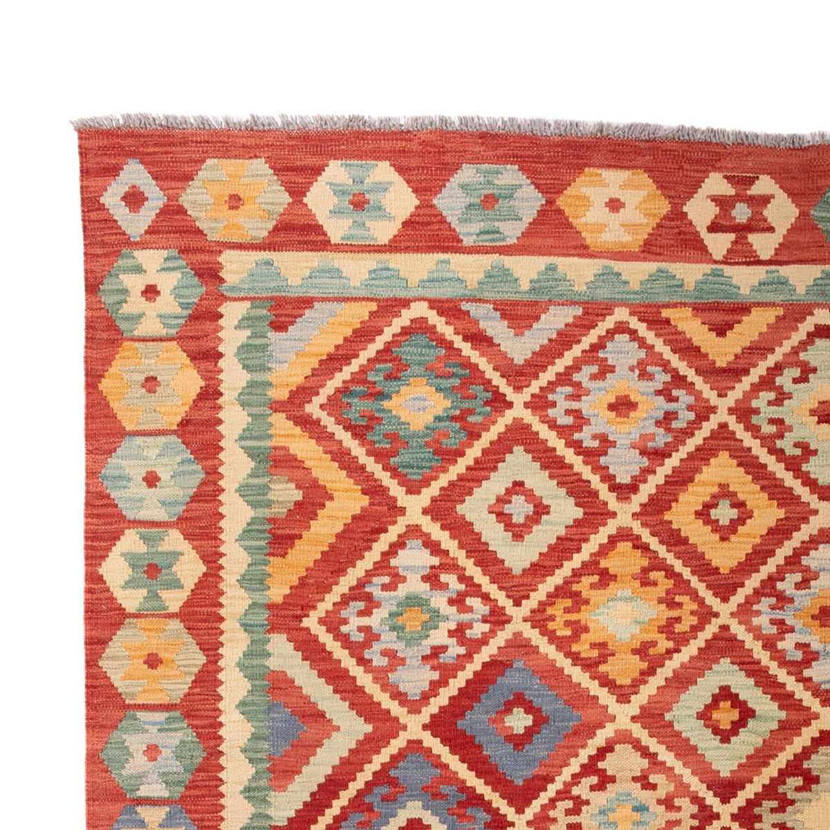 Kelim Teppich - Splash - 292 x 206 cm - mehrfarbig