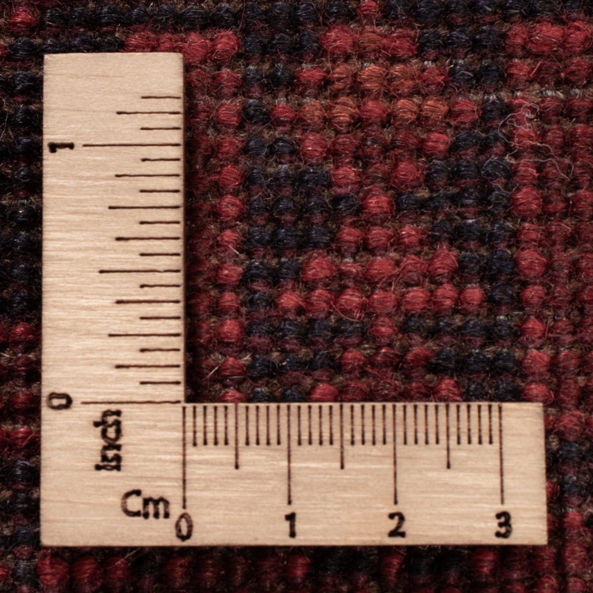 Afghan Teppich - Kunduz - 194 x 133 cm - dunkelrot