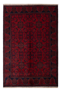 Tappeto afgano - Kunduz - 192 x 127 cm - rosso scuro