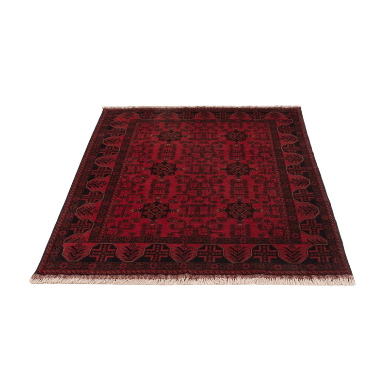 Afghan Teppich - Kunduz - 195 x 125 cm - dunkelrot