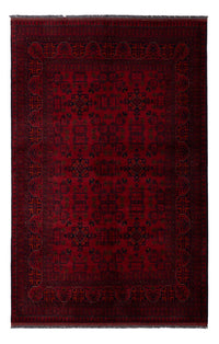 Tappeto afgano - Kunduz - 198 x 129 cm - rosso scuro