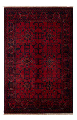 Afghan Teppich - Kunduz - 195 x 125 cm - dunkelrot