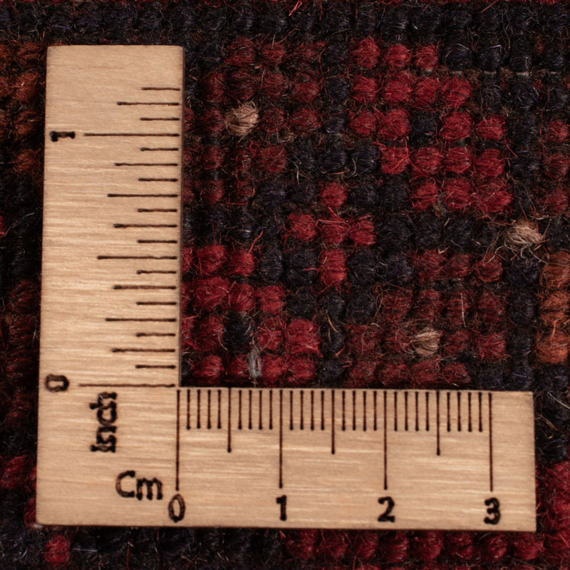 Afghan Teppich - Kunduz - 195 x 125 cm - dunkelrot