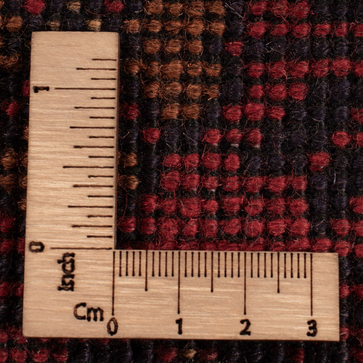 Afghan Teppich - Kunduz - 193 x 124 cm - dunkelrot