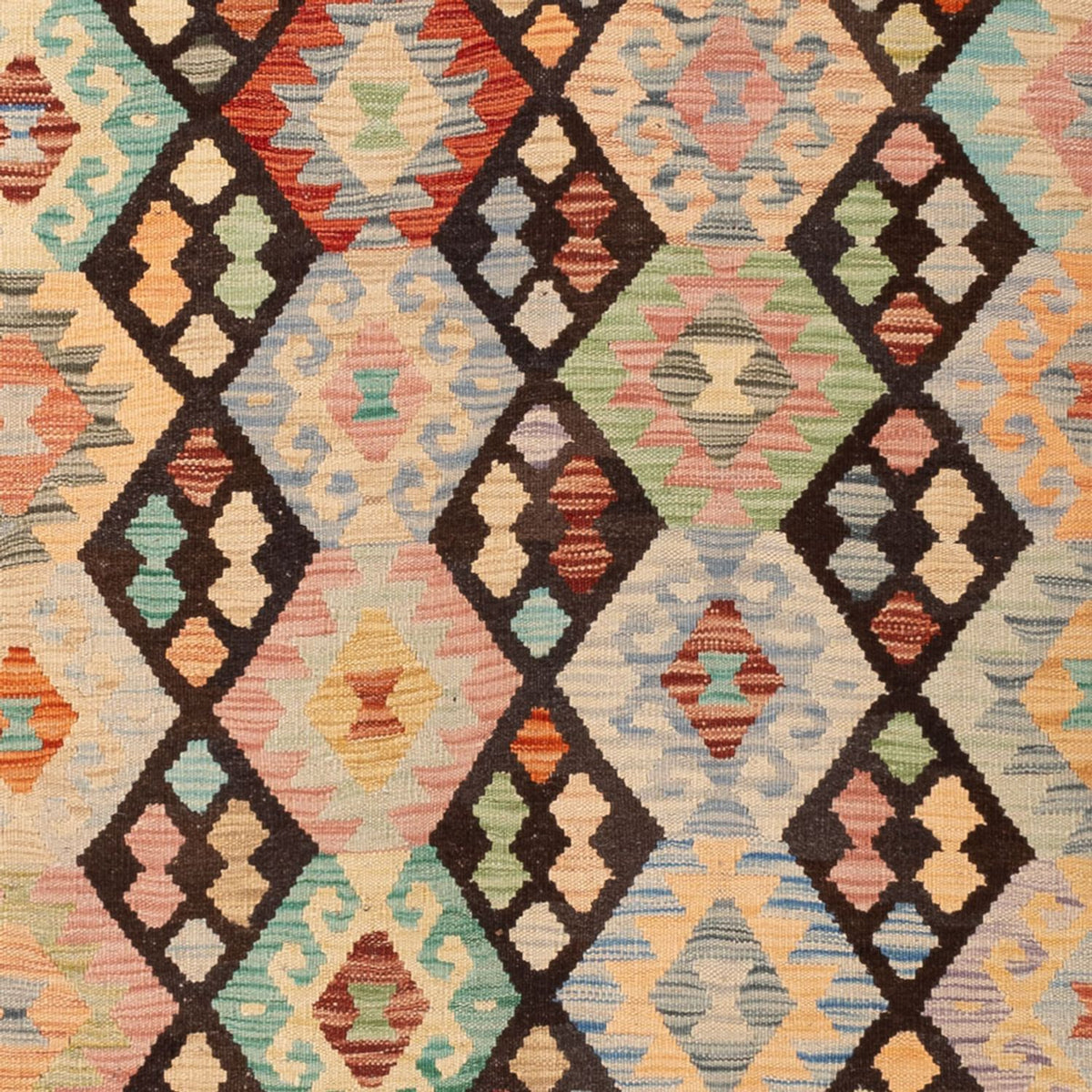 Kelim Teppich - Splash - 299 x 198 cm - mehrfarbig