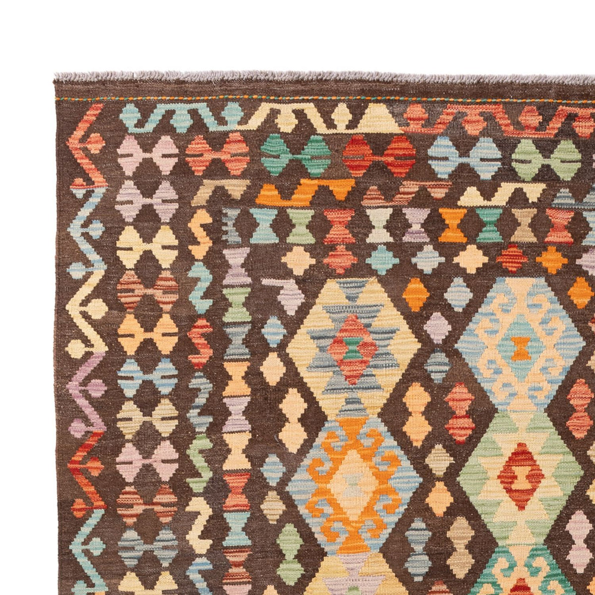 Kelim Teppich - Splash - 301 x 202 cm - mehrfarbig