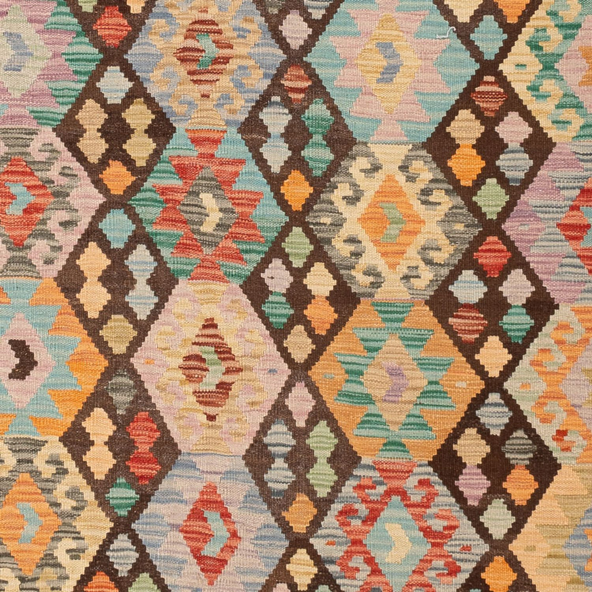 Kelim Teppich - Splash - 290 x 195 cm - mehrfarbig