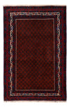 Tappeto Belutsch 123x188cm - Tappeto orientale - rosso scuro - Rettangolo / Rosso scuro / 123 x 188 cm Rettangolo
