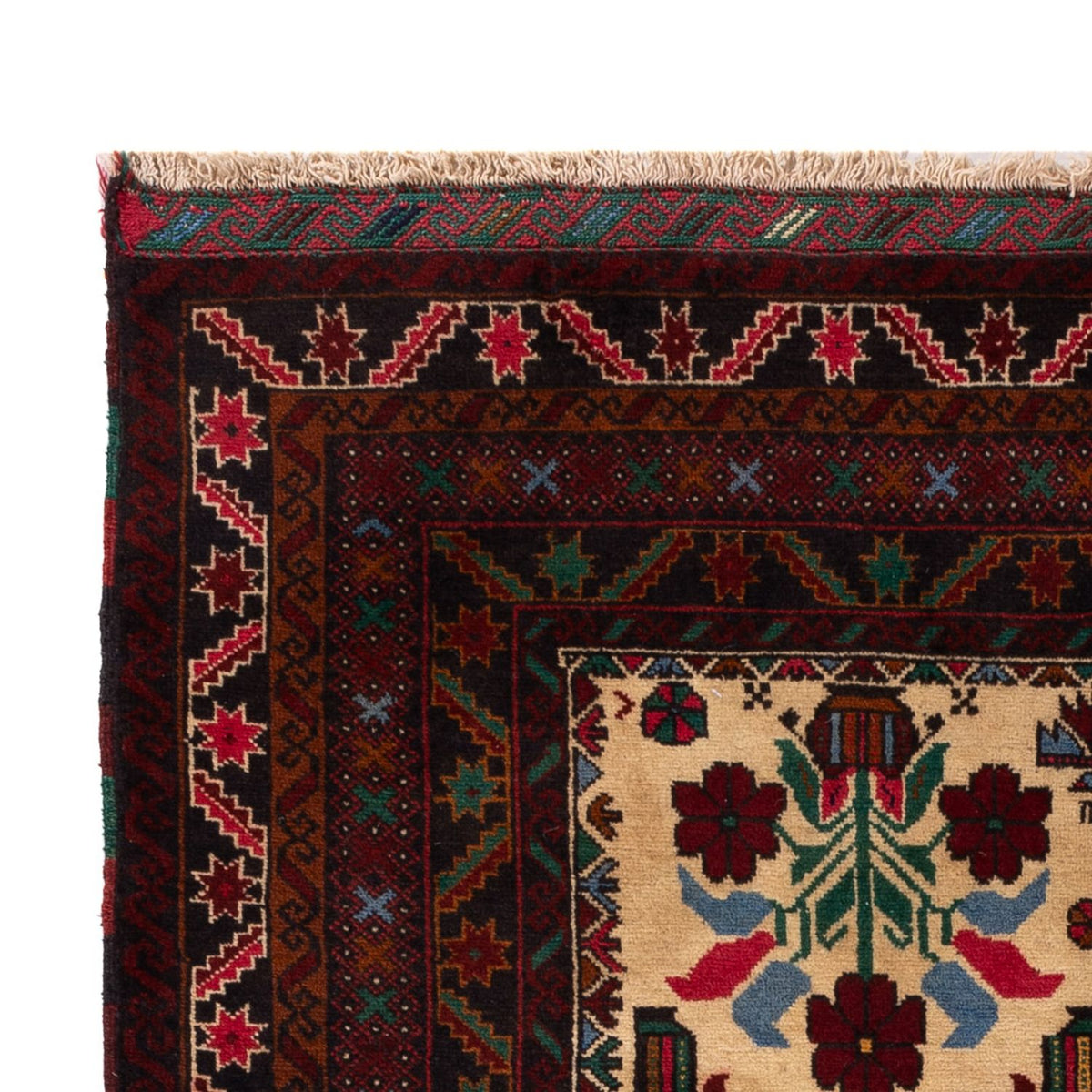 Belutsch Teppich - 177 x 117 cm - mehrfarbig