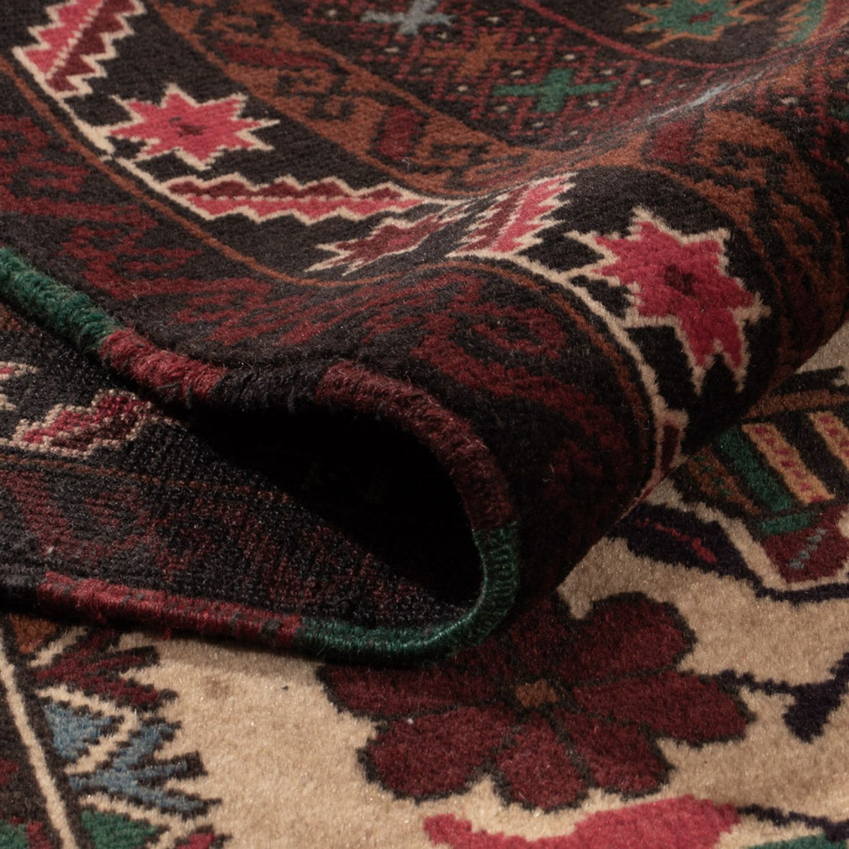 Belutsch Teppich - 177 x 117 cm - mehrfarbig