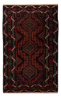 Tapis Belutsch - 183 x 114 cm - rouge foncé