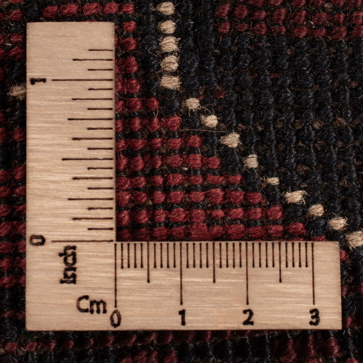 Afghan Teppich - Kunduz - 194 x 126 cm - dunkelrot