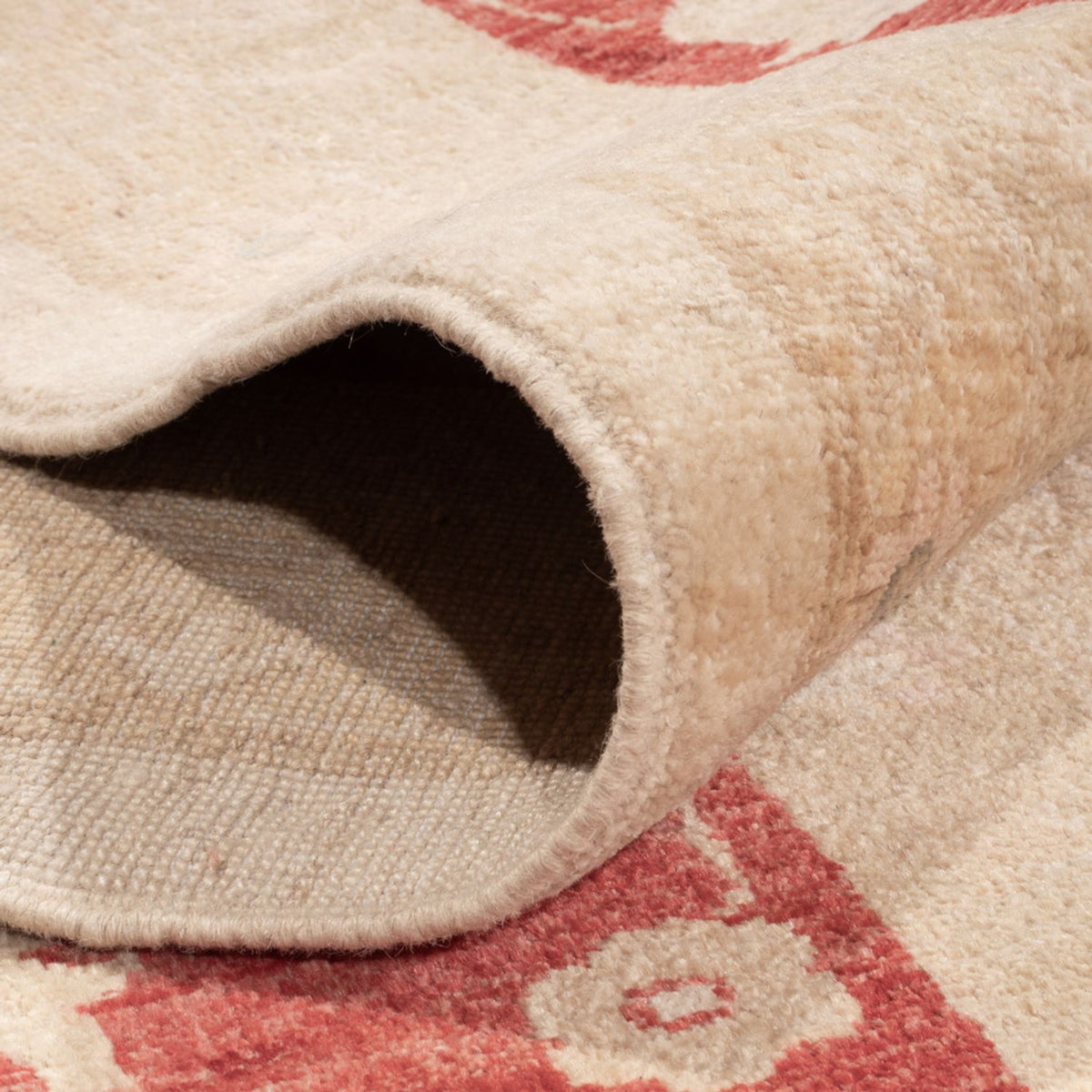 Ziegler Teppich quadratisch  - 340 x 345 cm - rot