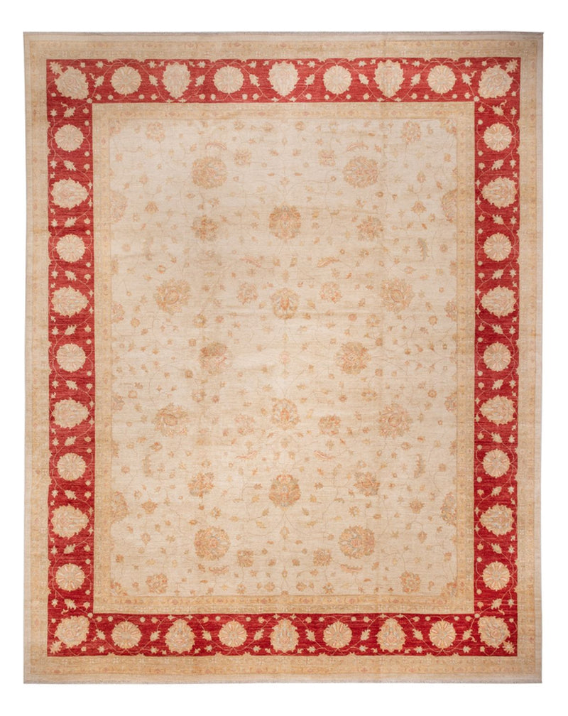Ziegler Teppich - 498 x 405 cm - beige