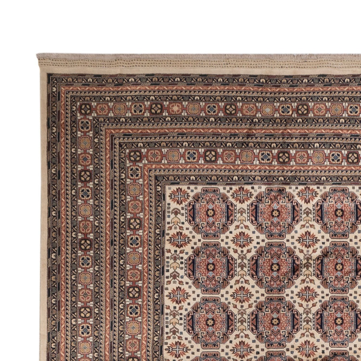 Afghan Teppich - 492 x 303 cm - dunkelbeige