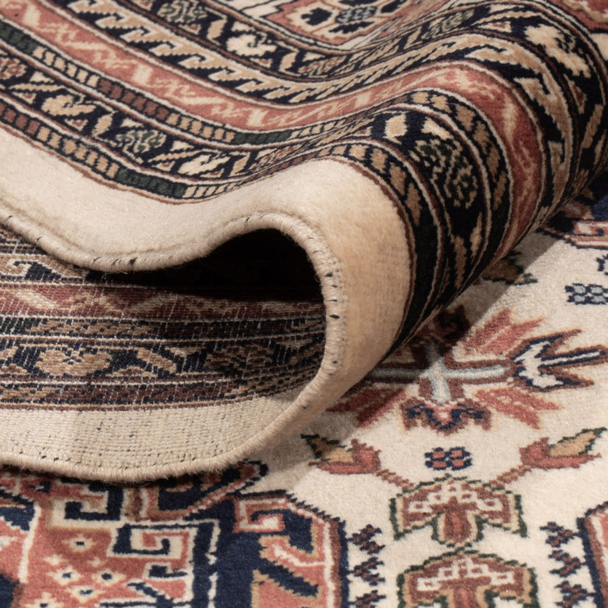 Afghan Teppich - 492 x 303 cm - dunkelbeige