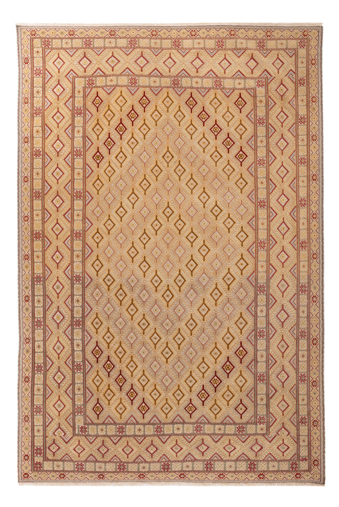 Kelim Teppich - Oriental - 292 x 187 cm - beige
