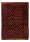 Kilim afghan Tapis 210x286cm - rouge - Rectangle / Rouge / 210 x 286 cm Rectangle
