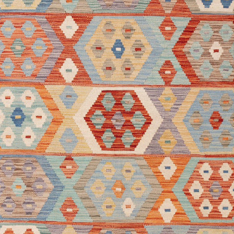 Kelim Teppich - Splash - 248 x 176 cm - bunt