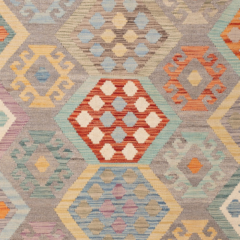 Kelim Teppich - Splash - 246 x 178 cm - bunt