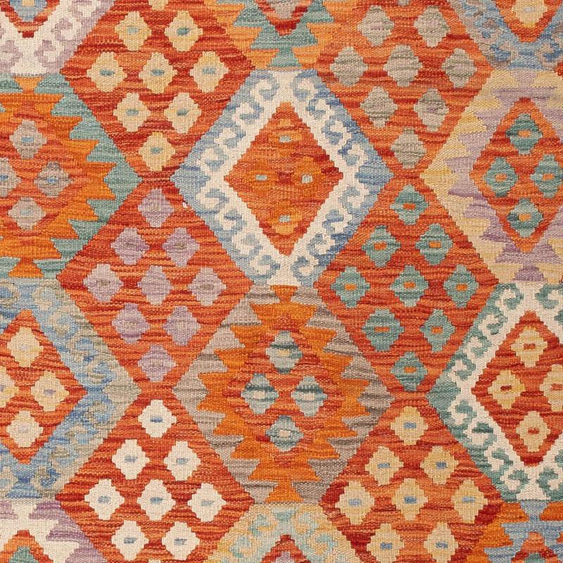 Kelim Teppich - Splash - 203 x 155 cm - bunt