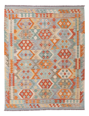 Kelim Teppich - Splash - 197 x 150 cm - bunt