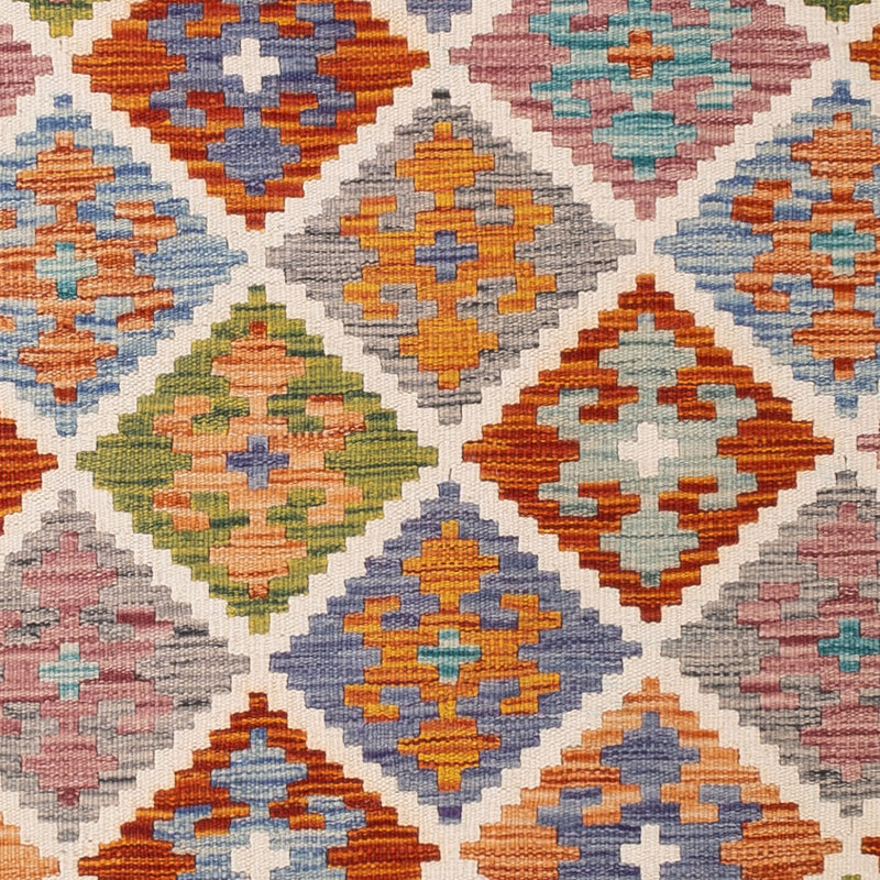 Kelim Teppich - Splash - 203 x 151 cm - bunt