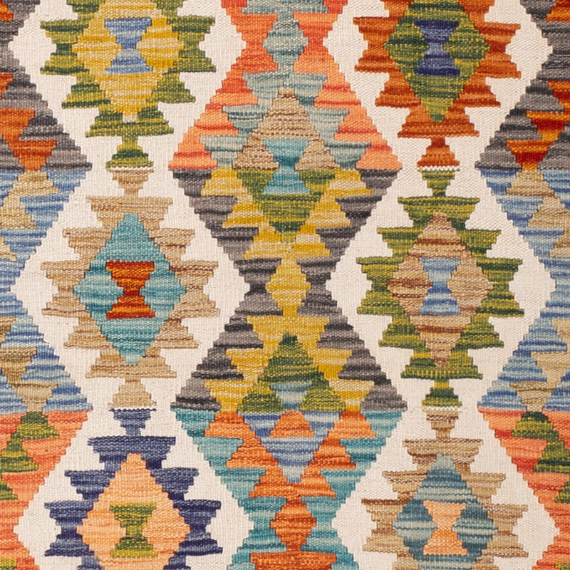 Kelim Teppich - Splash - 197 x 153 cm - bunt