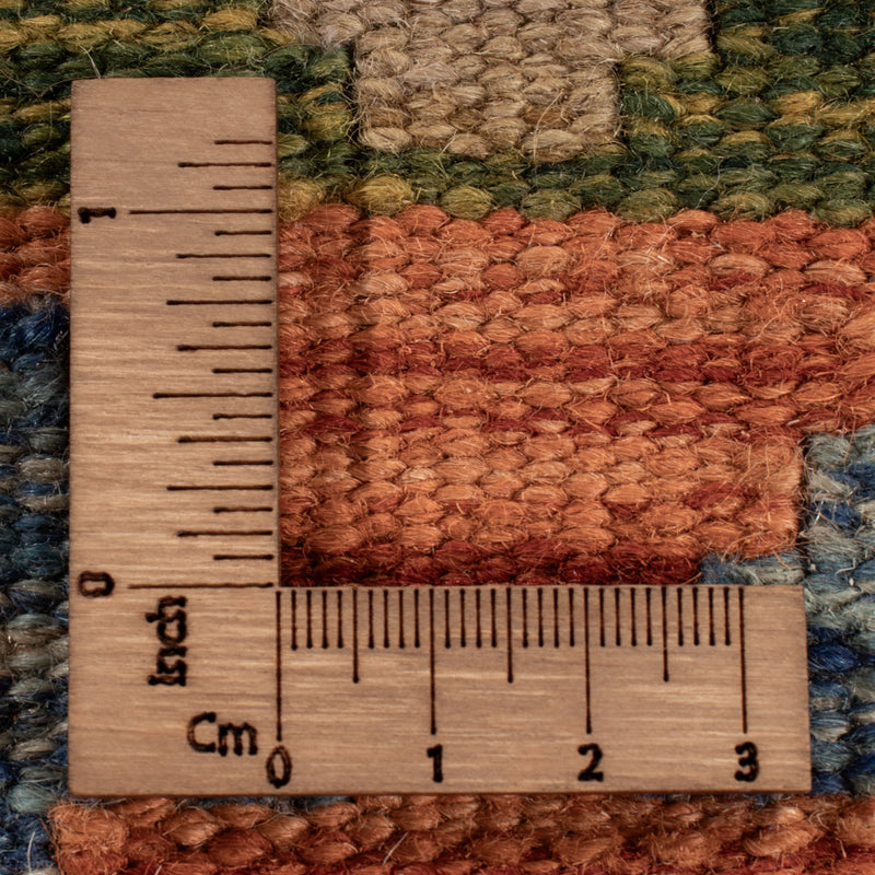 Kelim Teppich - Splash - 197 x 153 cm - bunt