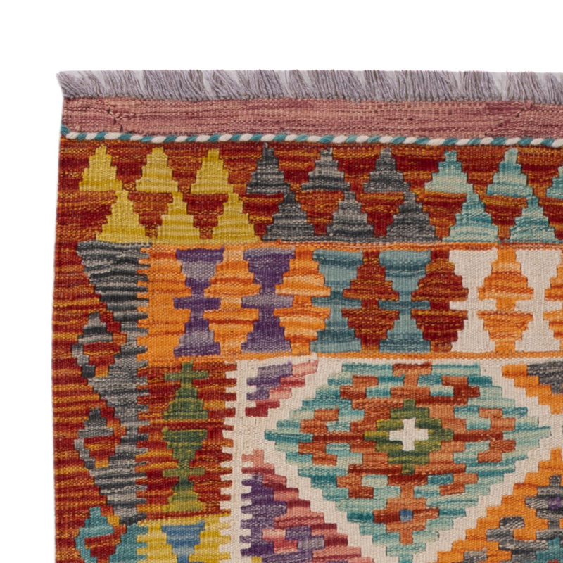 Kelim Teppich - Splash - 141 x 100 cm - bunt