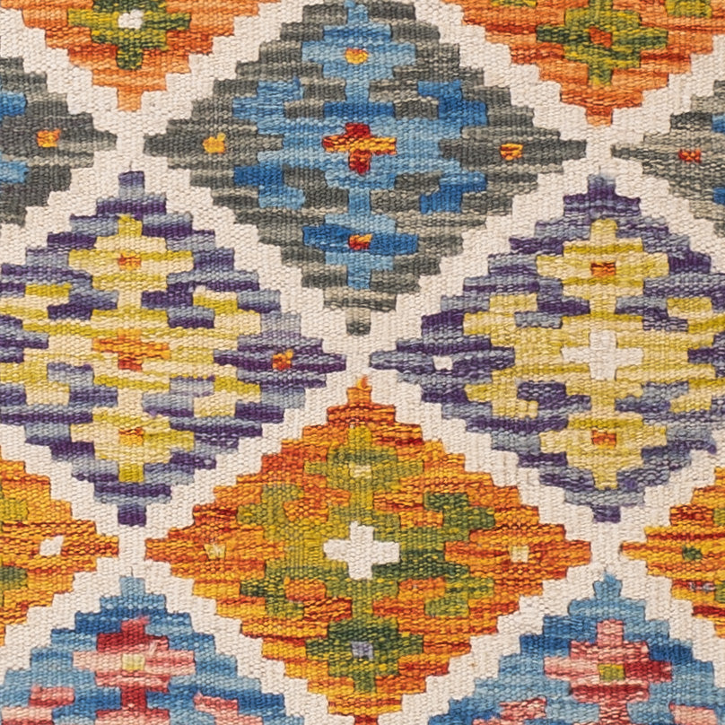 Kelim Teppich - Splash - 150 x 98 cm - bunt