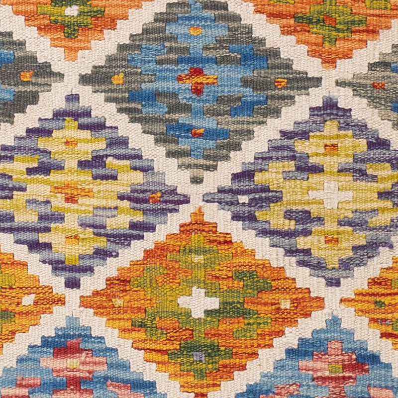 Kelim Teppich - Splash - 150 x 98 cm - bunt
