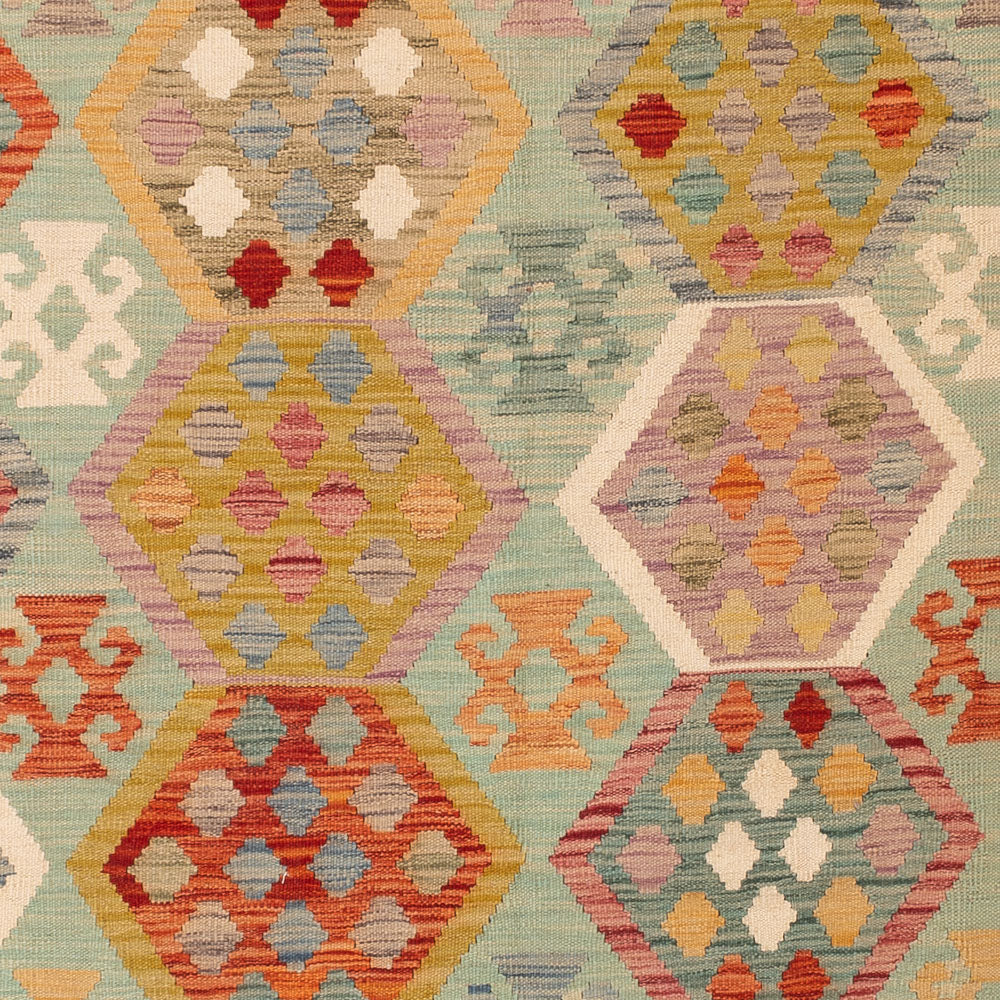 Kelim Teppich - Splash - 248 x 170 cm - bunt